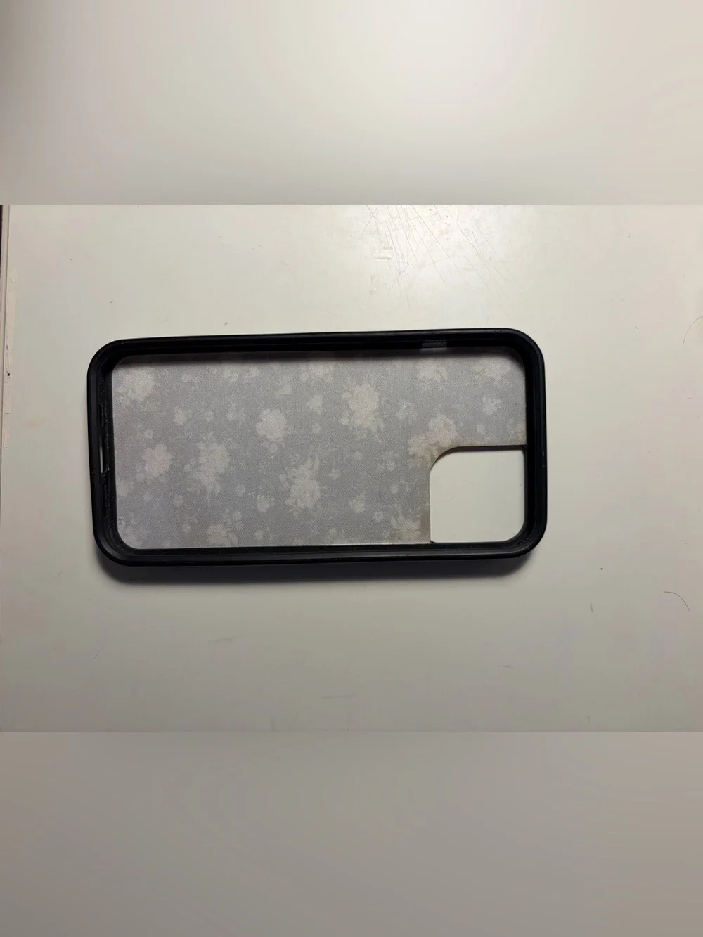 Wildflower brown floral iPhone case